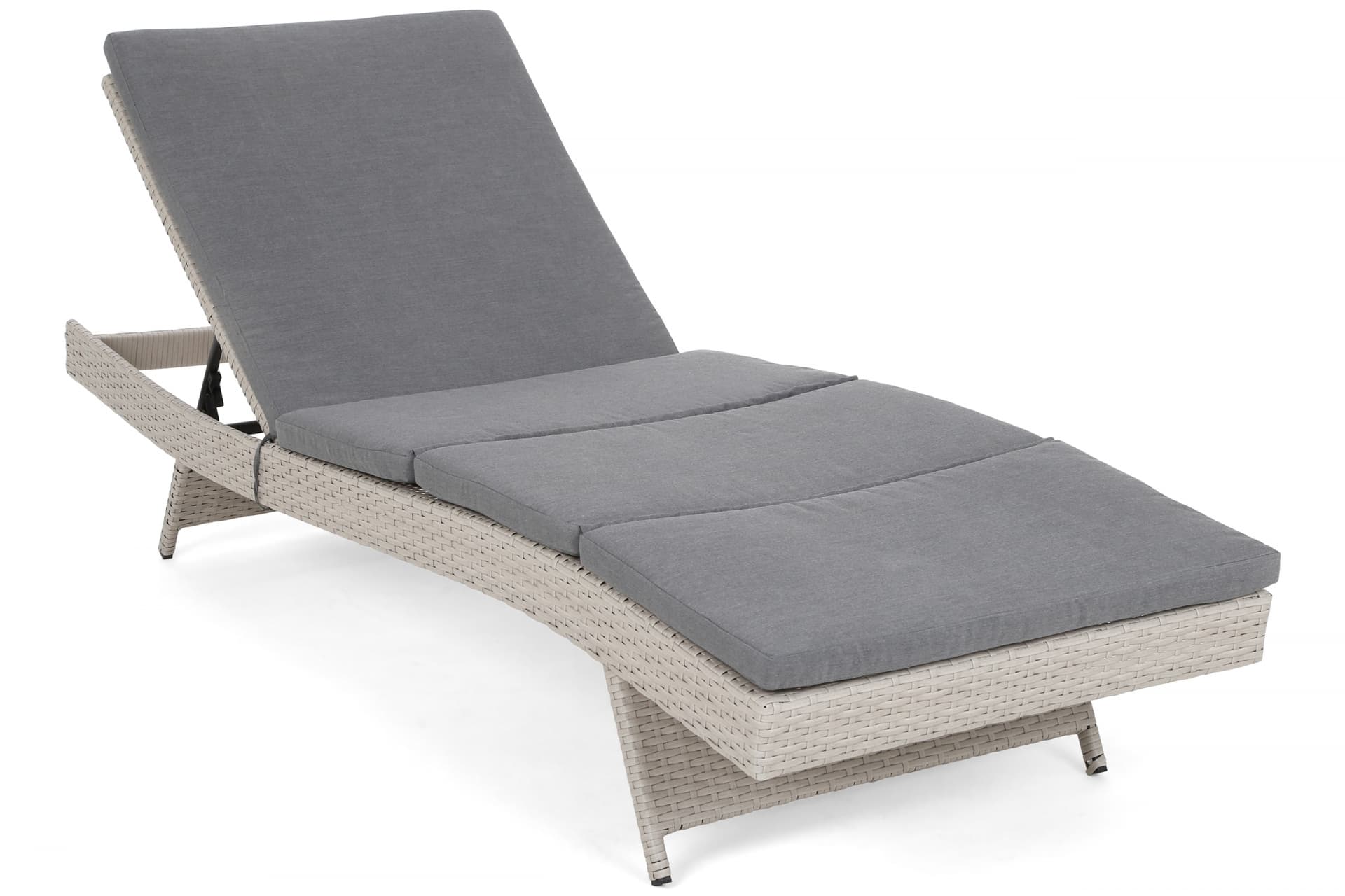 Home&Garden Sestava lehátek Bora Bora White / Grey + stolek - náhled 2