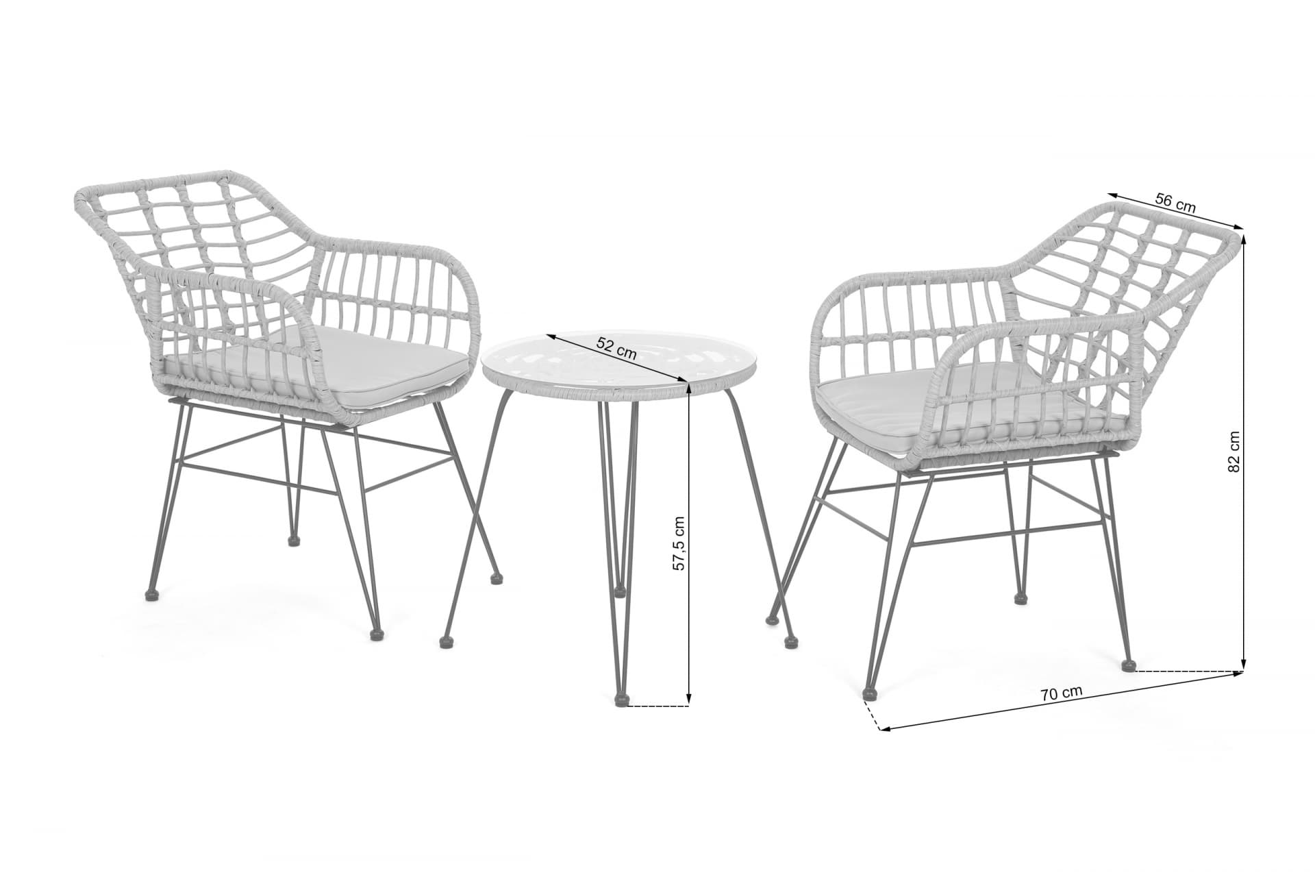Home&Garden Zahradní sestava Bono Black / Beige - náhled 4