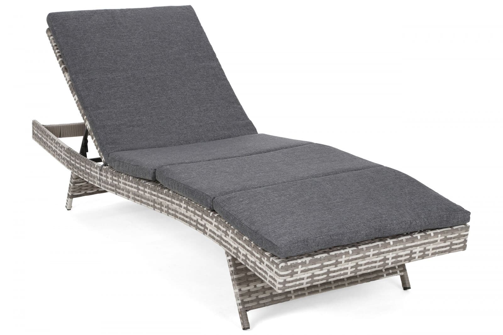 Home&Garden Sestava lehátek Bora Bora Light Grey / Grey Melange + stolek - náhled 2