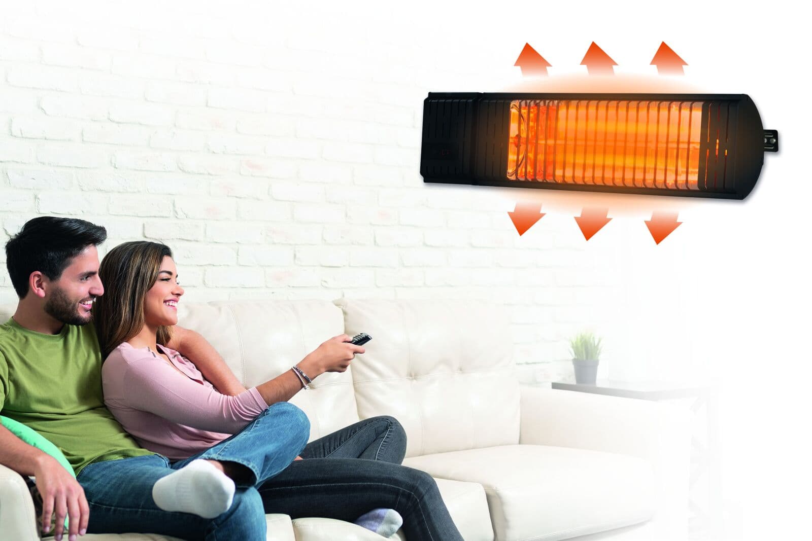 Landmann Elektrické nástěnné topidlo Wall 2 kW, 5377 - náhled 4
