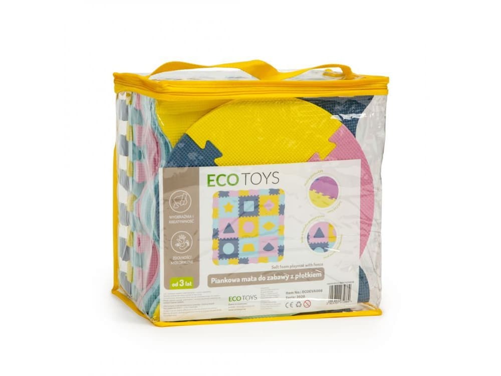 Ecotoys Pěnová podložka pro děti PUZZLE 121,5 cm, 008 - náhled 2