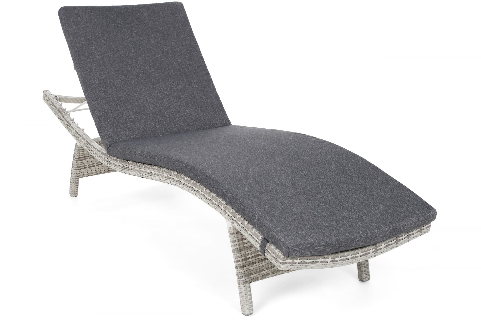 Home&Garden Sestava lehátek Marbella Light Grey / Grey Melange + stolek - náhled 5
