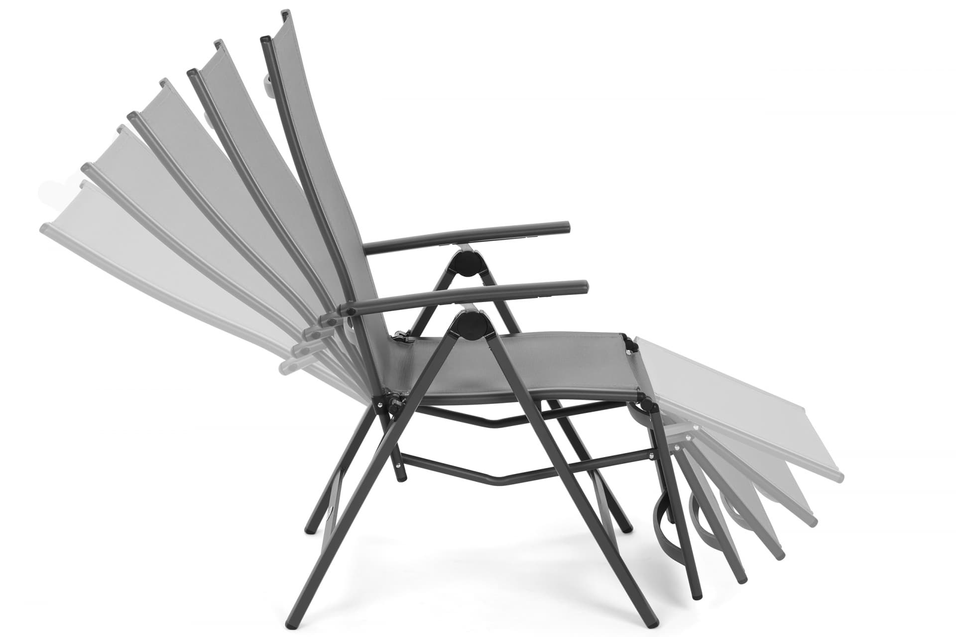 Home&Garden Zahradní židle Ibiza Relax Silver / Taupe - náhled 2