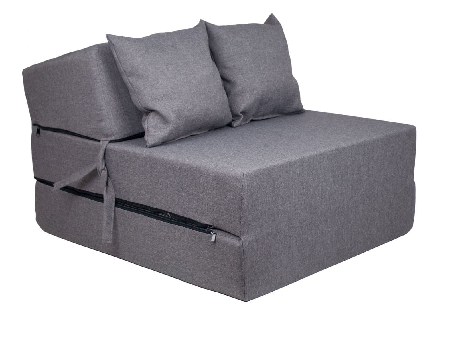 Fimex Rozkládací křeslo - matrace pro hosty Comfort Sawana šedé 70x200x15 cm