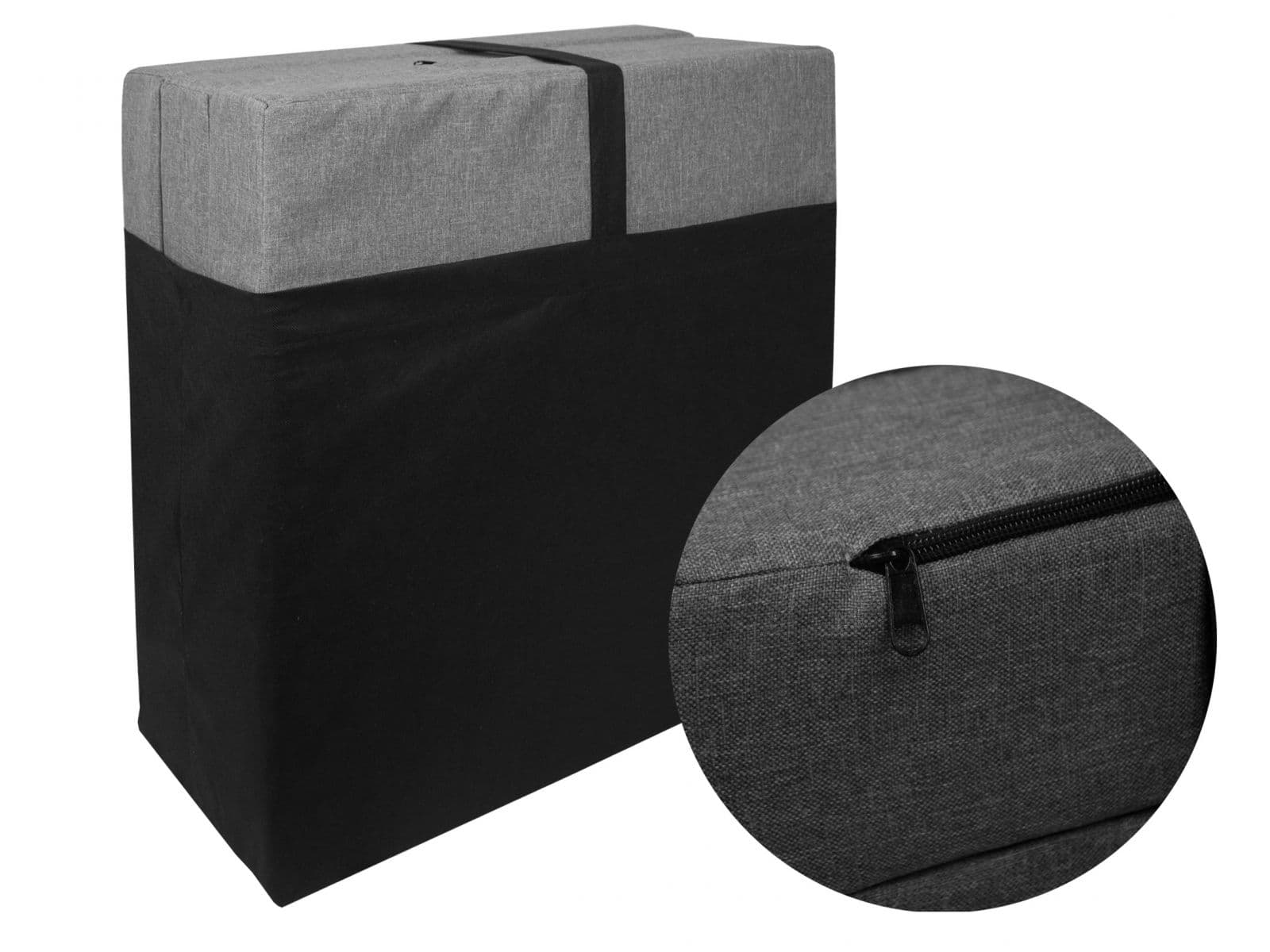 Fimex Skládací matrace pro hosty Sawana 65x195x10 cm tmavě hnědá - náhled 3