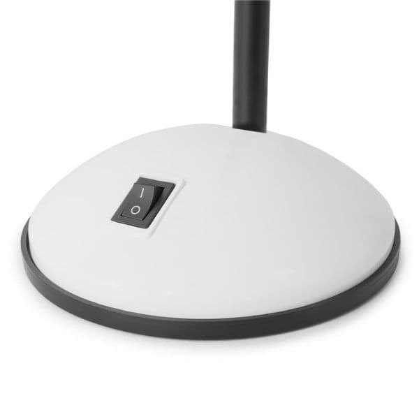 Stolní lampa na 1 žárovku E27 max 40W, bílá - náhled 3