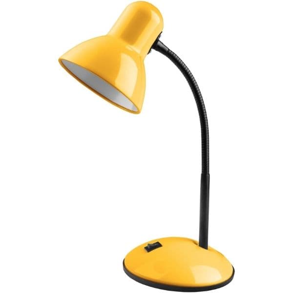 Stolní lampa na 1 žárovku E27 max 40W, žlutá