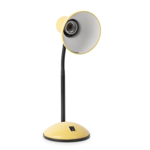Stolní lampa na 1 žárovku E27 max 40W, žlutá - náhled 3