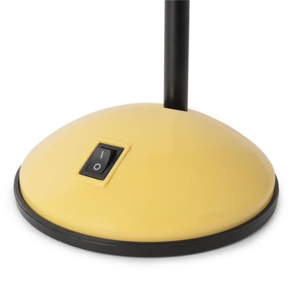 Stolní lampa na 1 žárovku E27 max 40W, žlutá - náhled 4