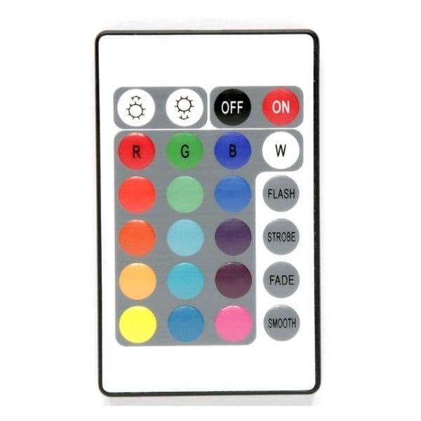 Ovladač RGB pásku 72W, s dálkovým ovládáním, 24 tlačítek - náhled 2