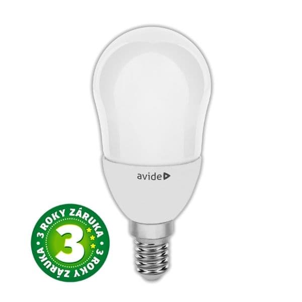 Prémiová LED žárovka E14 6W 570lm B45, studená, ekv. 45W, 3 roky DOPRODEJ