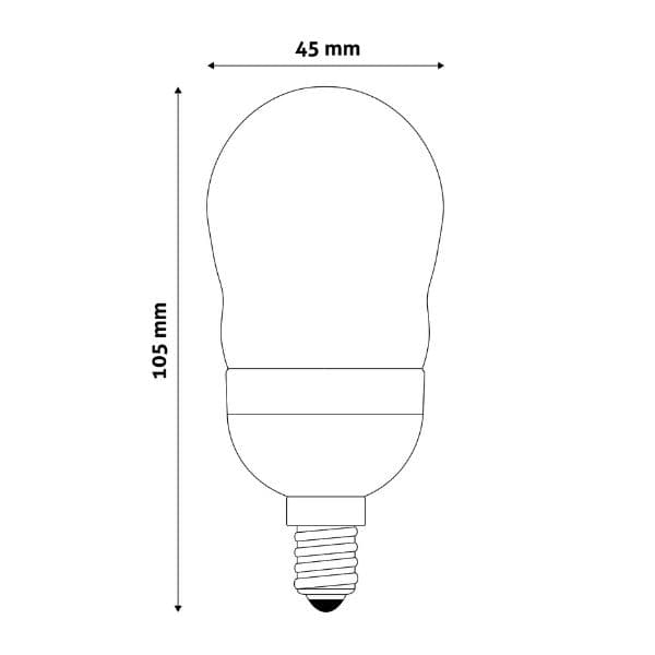 Prémiová LED žárovka E14 6W 570lm B45, studená, ekv. 45W, 3 roky DOPRODEJ - náhled 4