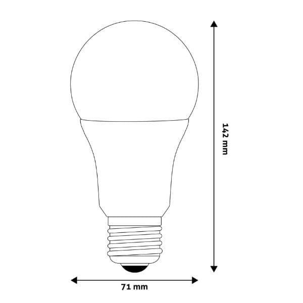 Prémiová LED žárovka E27 16W 1901lm, denní, ekv. 120W, 3 roky - náhled 3