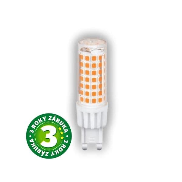 Akce 3+1: Prémiová LED žárovka G9 7W 800lm, studená, ekv. 60W, 3 roky