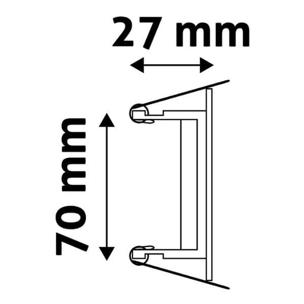Podhledové bodové   svítidlo výklopné  chrom, včetně patice GU10 - náhled 4