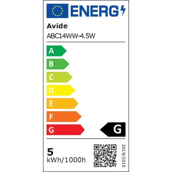 Akce 3+1: Prémiová LED žárovka svíčka E14 4,5W 470lm teplá, ekv. 40W, 3 roky - náhled 3