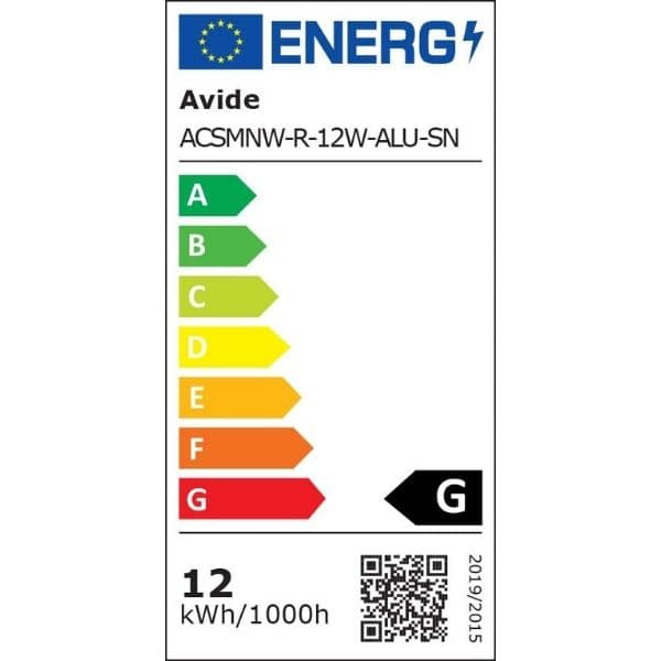 Prémiový přisazený LED panel 12W 950lm, denní, kruhový, matný chrom, 3 roky - náhled 2