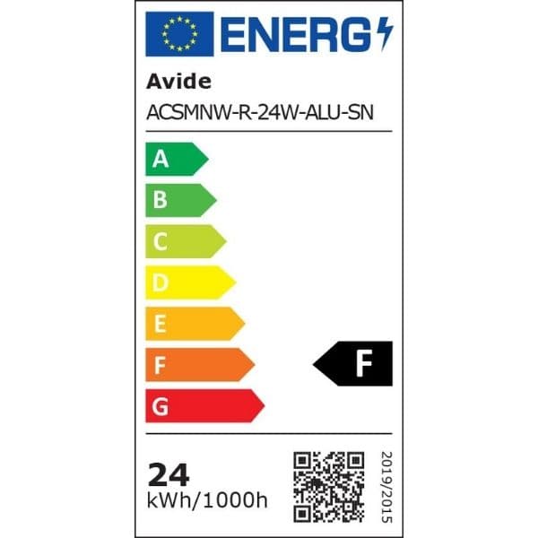 Prémiový přisazený LED panel 24W 2000lm, denní, kruhový, matný chrom, 3 roky - náhled 2