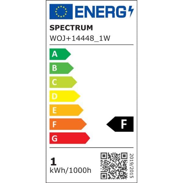 LED žárovka E27 1W 90lm G45 teplá,  ekvivalent 10W - náhled 3