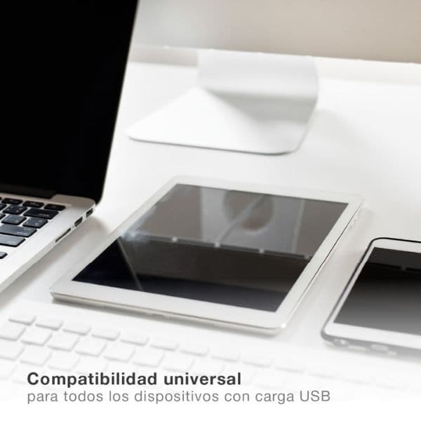 Opletený nylonový kabel USB-A na USB-C 1,5 m, 60W, 480 Mb/s, světle modrý, 3 roky záruka - náhled 4