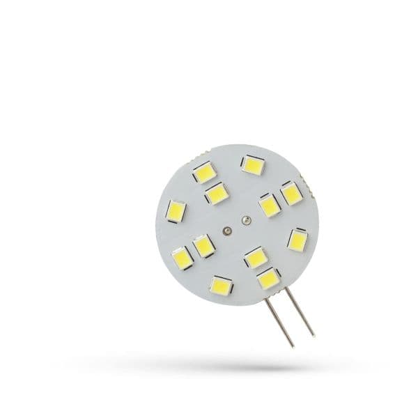 LED žárovka G4 2W 230lm 12V, studená, ekvivalent 23W