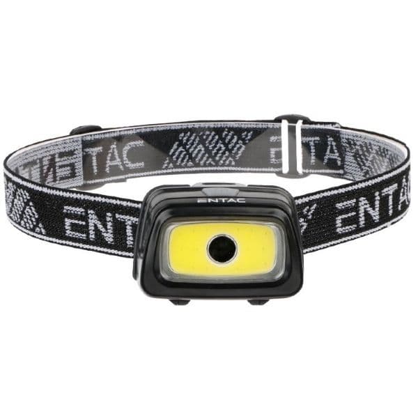 LED čelovka 5+3W 140lm IP54, černá, na 3 baterie AAA - náhled 2