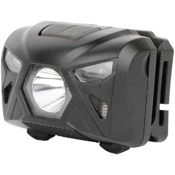 Nabíjecí LED čelovka se senzorem pohybu 5W 150lm IP54, černá - náhled 4