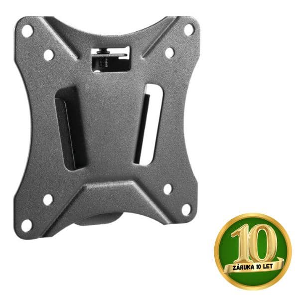 Držák na TV 13"-24" na zeď Holmios, fixní, nosnost 25kg, 10 let záruka