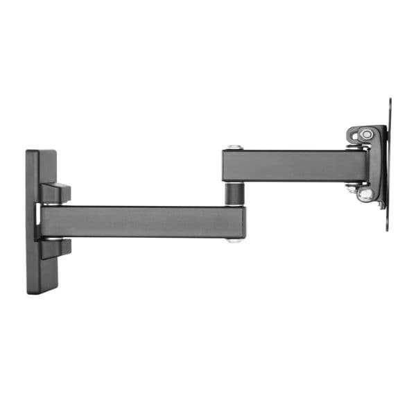 Držák na TV 13"-27" na zeď Holmios, kloubový 90°h 3-10°v, nosnost 15kg, 10 let záruka - náhled 3