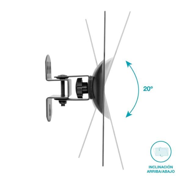 Držák na TV 23"-42" na zeď Holmios, kloubový 30°h 20°v, nosnost 30kg, 10 let záruka - náhled 2