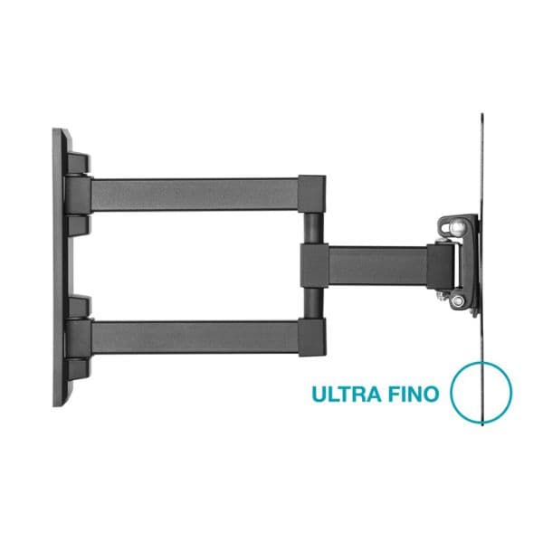 Držák na TV 23"-42" na zeď Holmios, kloubový 90°h 3-10°v, nosnost 20kg, 10 let záruka - náhled 3