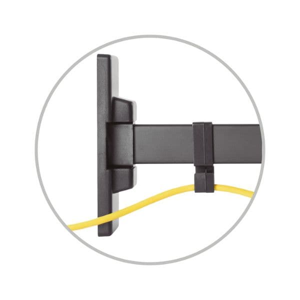 Držák na TV 13"-42" na zeď Holmios, kloubový 90°h 5-12°v, nosnost 20kg, 10 let záruka - náhled 3