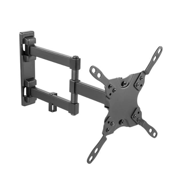 Držák na TV 13"- 42" na zeď Holmios, kloubový 90°h 5-12°v, nosnost 20kg, 10 let záruka - náhled 4