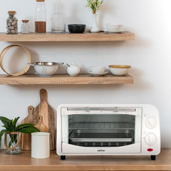 Mini elektrická retro trouba Väline Essenza 9l, 800W, bílá, volně stojící, 3 roky záruka - náhled 3