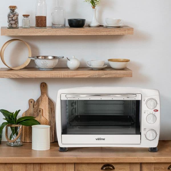 Elektrická retro trouba Väline Kuhati 23l, 1500W, bílošedá, volně stojící, 3 roky záruka - náhled 3