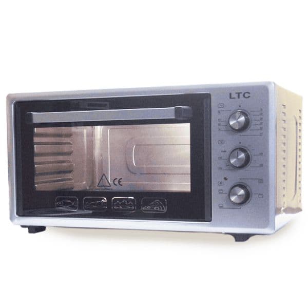 Elektrická trouba LTC 48l, 1500W, šedá, horní a spodní ohřev, s grilem