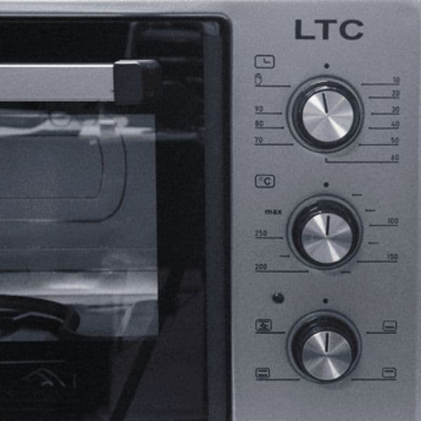 Elektrická trouba LTC 48l, 1500W, šedá, horní a spodní ohřev, s grilem - náhled 2