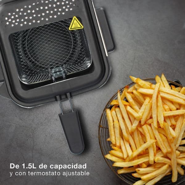 Fritéza na olej Väline Tempur, 1,5 l, 900W, nastavení teploty, 3 roky záruka - náhled 4