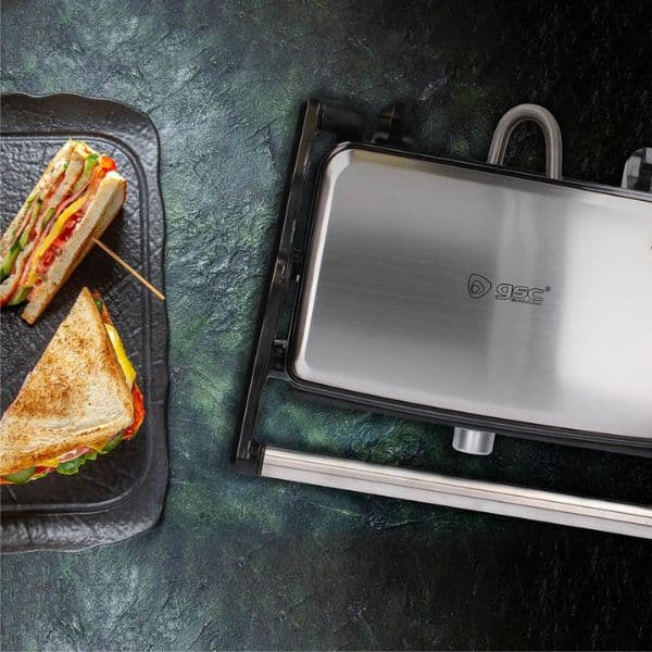 Velký kontaktní gril Väline Amantta, grilovací plocha 27,5x17cm 1500W, 180°, 3 roky záruka - náhled 3