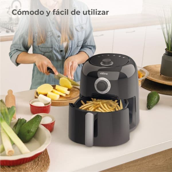 Horkovzdušná fritéza Sabiri 3,2l 1450W,nastavení teploty a času, černá, 3 roky záruka - náhled 5