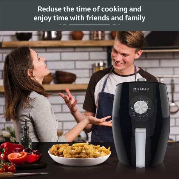 Horkovzdušná fritéza Brock 3,5l, 1300-1500W - náhled 4