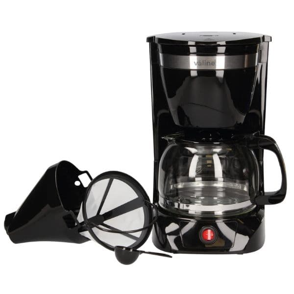 Elektrický překapávač na kávu Väline Mocca, 10 šálků, 800W, 1,25 l, černý, 3 roky záruka - náhled 2