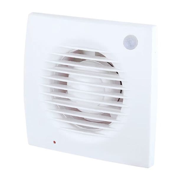 Koupelnový ventilátor GSC Lapai s pohybovým čidlem, 100mm, 68m3/h, 38dB, 15W, bílý