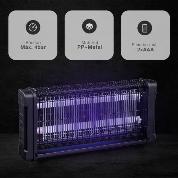 Elektrický lapač hmyzu Navelis Balonga 30W, UV, 100m2, samostojný i závěsný, 3 roky záruka - náhled 2
