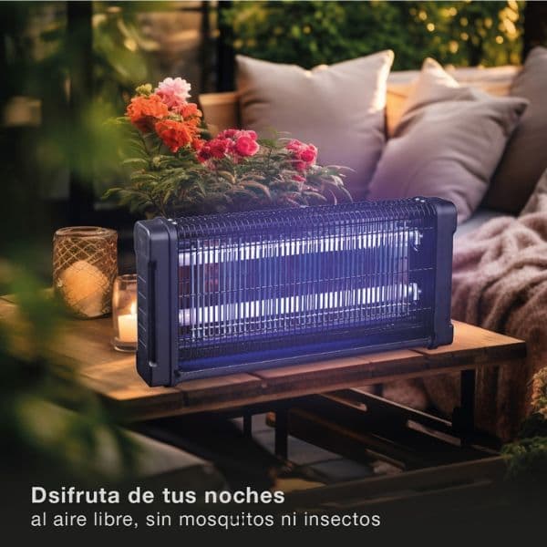Elektrický lapač hmyzu Navelis Balonga 30W, UV, 100m2, samostojný i závěsný, 3 roky záruka - náhled 3