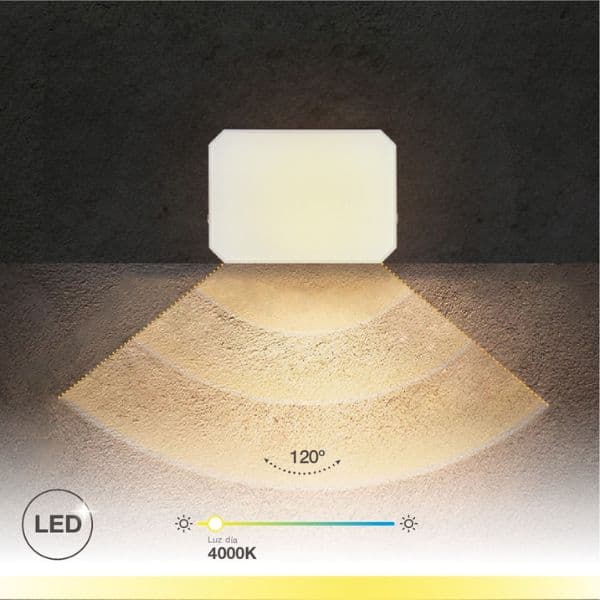 Prémiový bezrámový LED reflektor černý 30W 3600lm, denní barva světla, 3 roky záruka - náhled 2
