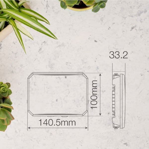 Prémiový bezrámový LED reflektor černý 30W 3600lm, denní barva světla, 3 roky záruka - náhled 5