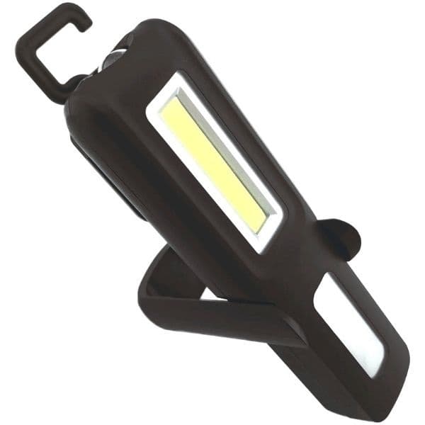 Nabíjecí pracovní LED svítilna  1W + 3W XPE 250lm IP54, černá