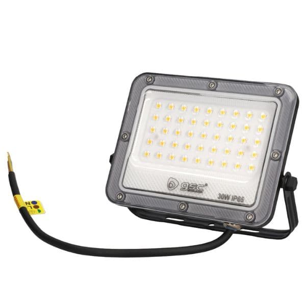 Prémiový ultratenký LED reflektor šedý 30W 2600lm, studená barva světla, 3 roky záruka - náhled 3