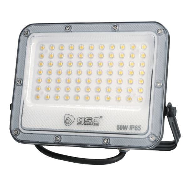 Prémiový ultratenký LED reflektor šedý 50W 4800lm, studená barva světla, 3 roky záruka - náhled 2